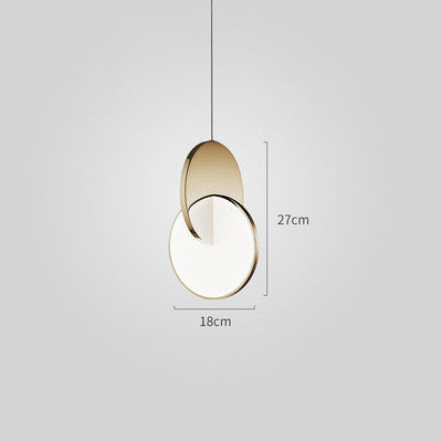 Three-Light Nordic Stainless Steel Chandelier / Silver / Desk lamp / large
