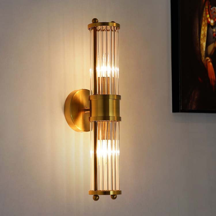 Double-Head Glass Mirror Wall Light