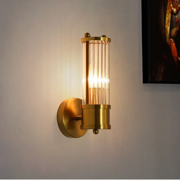 Double-Head Glass Mirror Wall Light