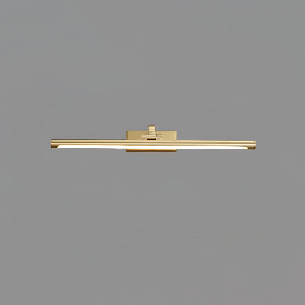 Walnut Brass Linear LED Wall Light