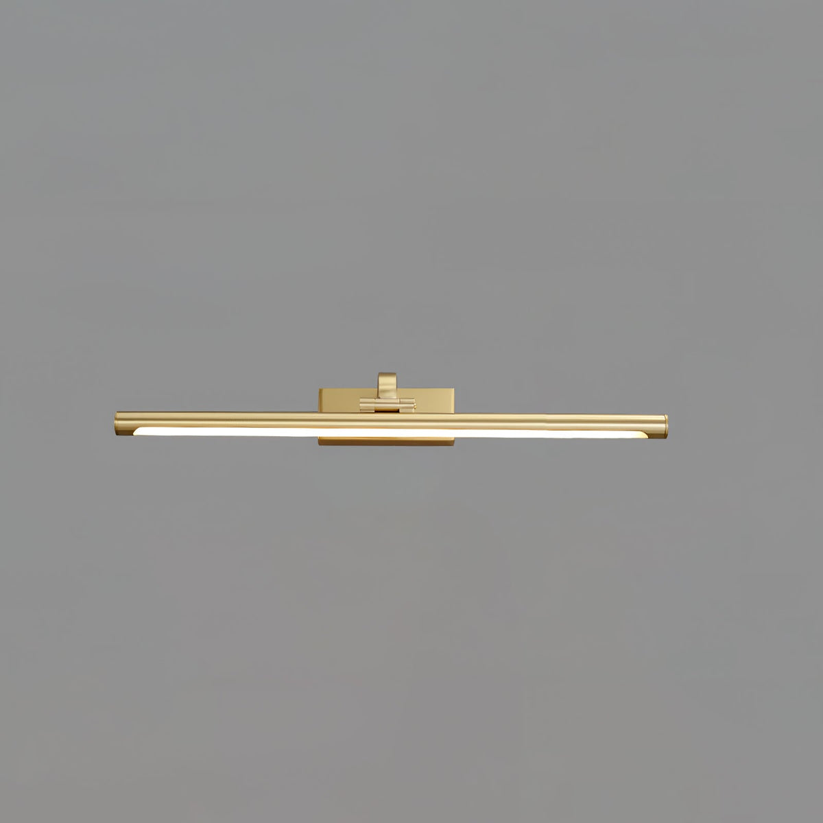 Walnut Brass Linear LED Wall Light